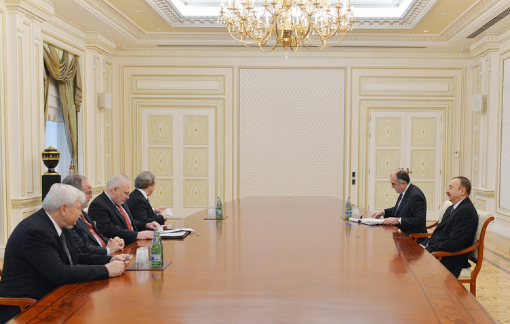 Le président azerbaïdjanais Ilham Aliyev a reçu les co-présidents du groupe de Minsk de l’OSCE et le représentant personnel du président en exercice de l’OSCE VIDEO