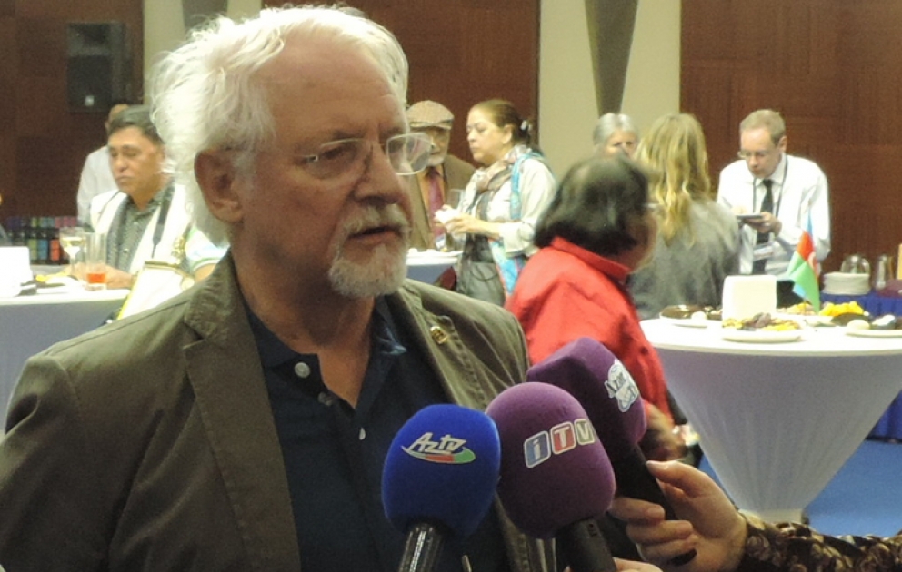 Günter Heker: “Azərbaycanın mədəniyyəti və iqtisadi inkişafı, Bakının gözəlliyi, xüsusən də İçərişəhər ilə bağlı xoş təəssüratlarım vardır” VİDEO