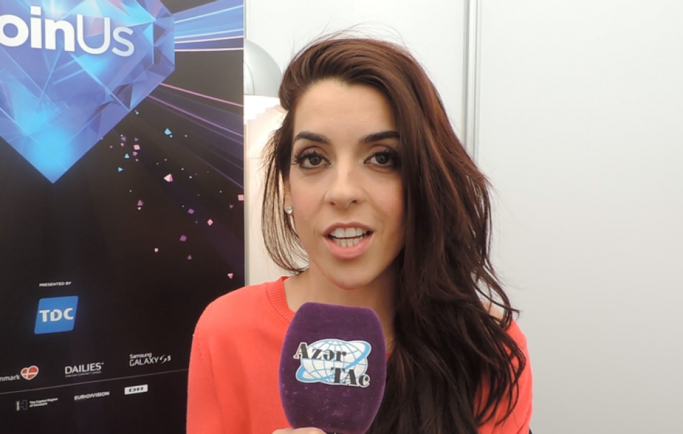 İspaniya təmsilçisi Rut Lorenzo: Azərbaycanı İspaniyada qonaq edə bilmək üçün “Eurovision-2014” mahnı müsabiqəsində qələbə qazanmaq istəyərdim VİDEO