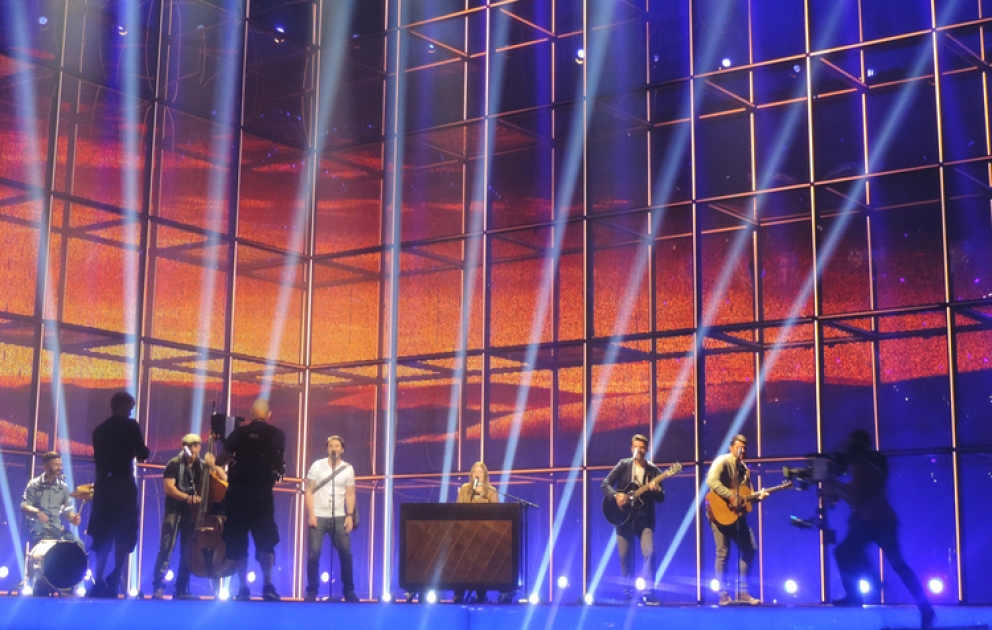 “Eurovision -2014” mahnı müsabiqəsinin ikinci yarımfinalında çıxış edəcək iştirakçıların mətbuat üçün açıq məşqi keçirilmişdir VİDEO