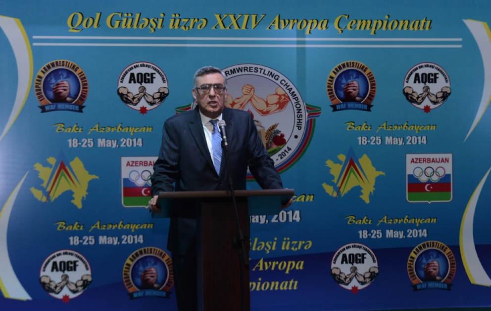 Bakıda qol güləşi üzrə XXIV Avropa çempionatının açılış mərasimi olmuşdur VİDEO