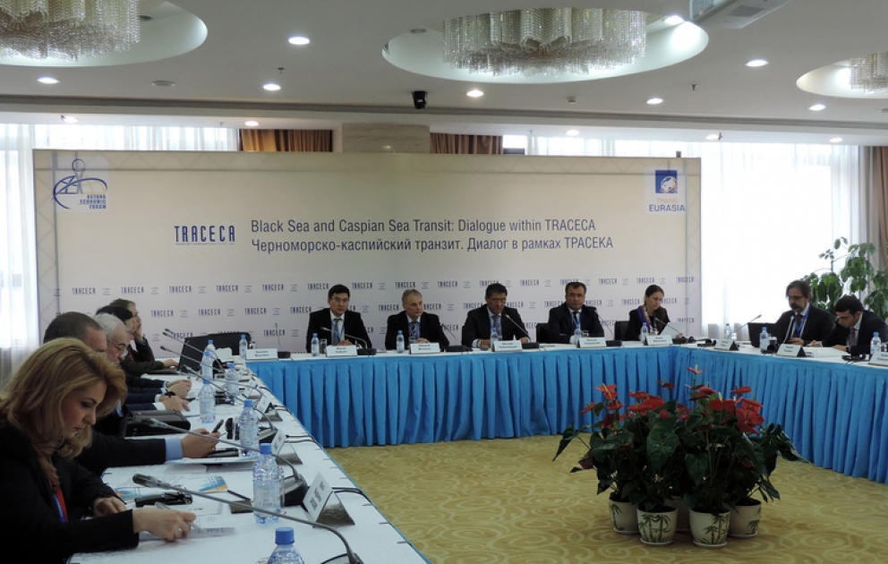 Astana İqtisadi Forumu çərçivəsində keçirilən beynəlxalq konfransda Yeni Bakı Beynəlxalq Dəniz Ticarət Limanının təqdimatı olmuşdur VİDEO