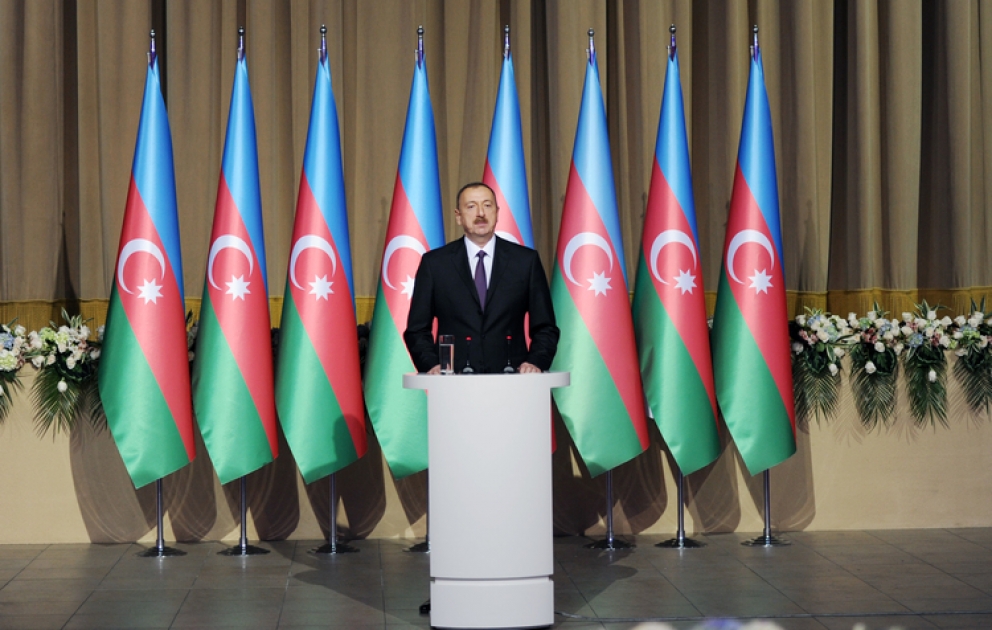 28 May – Respublika Günü münasibətilə rəsmi qəbul Prezident İlham Əliyev rəsmi qəbulda iştirak etmişdir VİDEO
