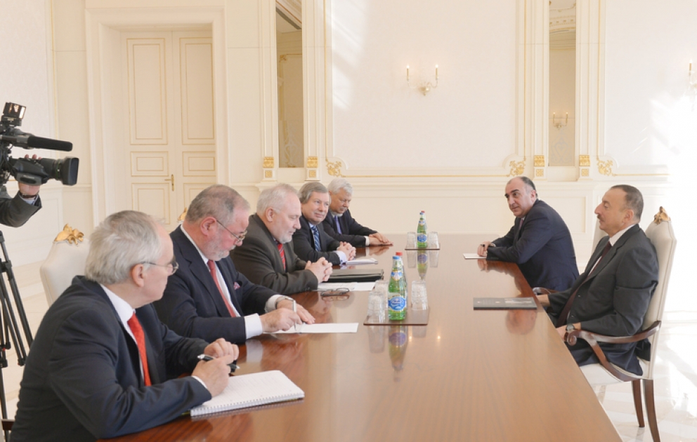 Le Président de la République a reçu les co-présidents du Groupe de Minsk de l’OSCE VIDEO