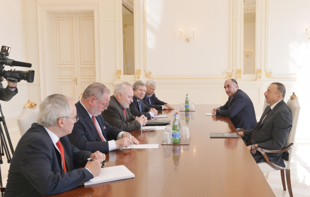 President Ilham Aliyev received co-chairs of the OSCE Minsk Group VIDEO