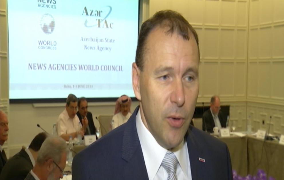 Piter Kropş: AzərTAc Dünya Xəbər Agentliklərinin V Konqresini yüksək səviyyədə keçirmək üçün mühüm addımlar atır VİDEO