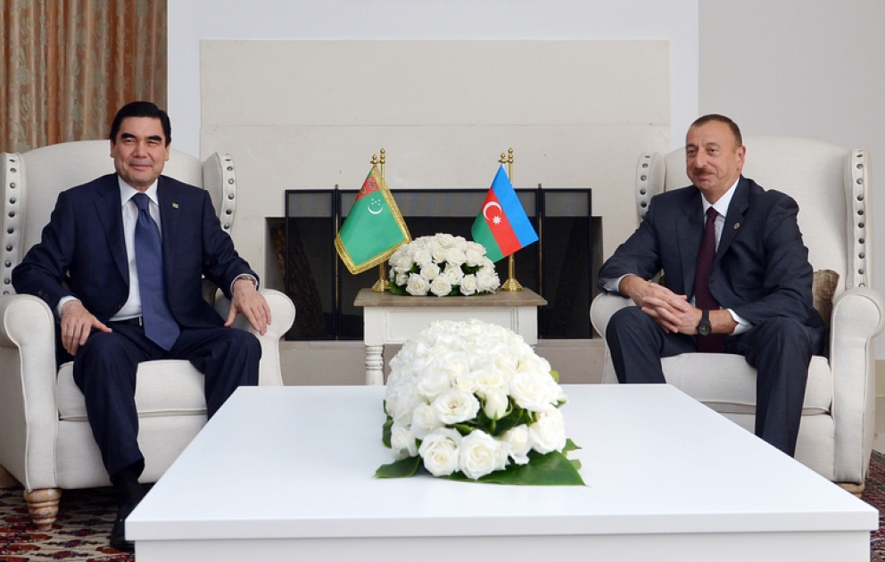 Treffen der Präsidenten von Aserbaidschan und Turkmenien in Bodrum VIDEO