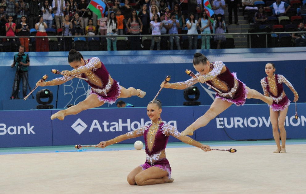 Bakıda keçirilən bədii gimnastika üzrə XXX Avropa çempionatının sonuncu günü Azərbaycan millisi iki medal qazanmışdırNövbəti Avropa çempionatı Minsk şəhərində təşkil olunacaqdır VİDEO