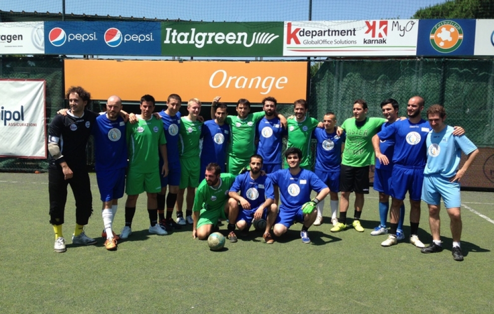 Romada 2015-ci ildə Azərbaycanda keçiriləcək ilk Avropa Oyunlarına həsr olunmuş futbol yarışı keçirilmişdir VİDEO