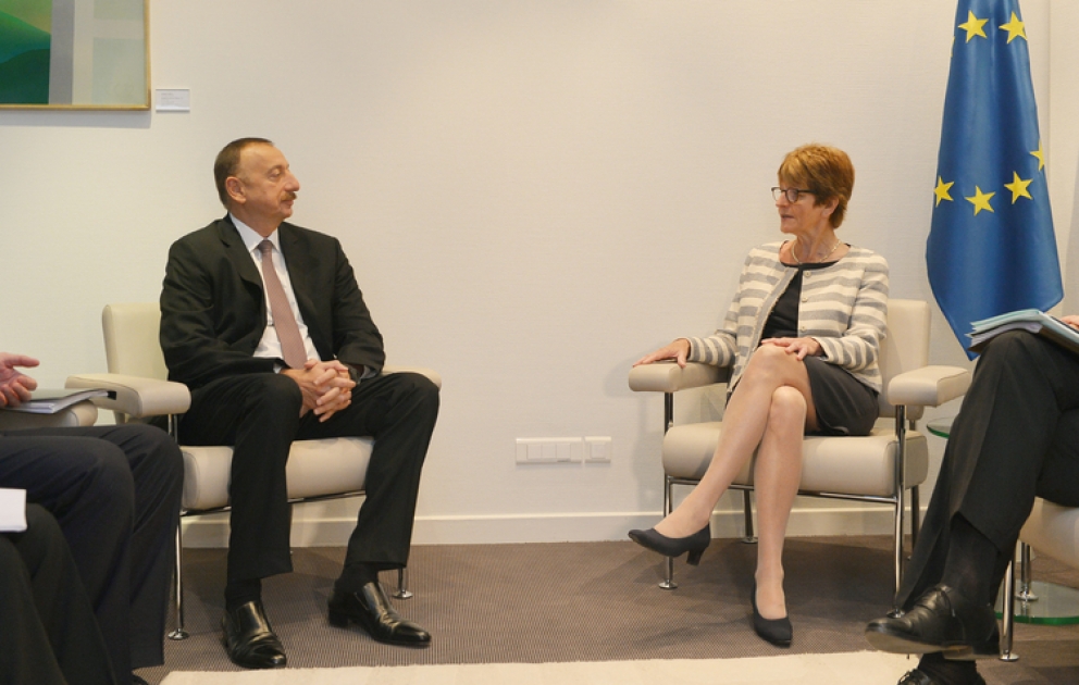 President Ilham Aliyev met with PACE President Anne Brasseur in Strasbourg VIDEO