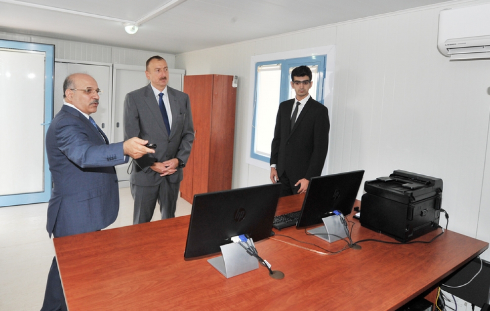 President Ilham Aliyev attended the opening of the Surakhani solar power station VIDEO