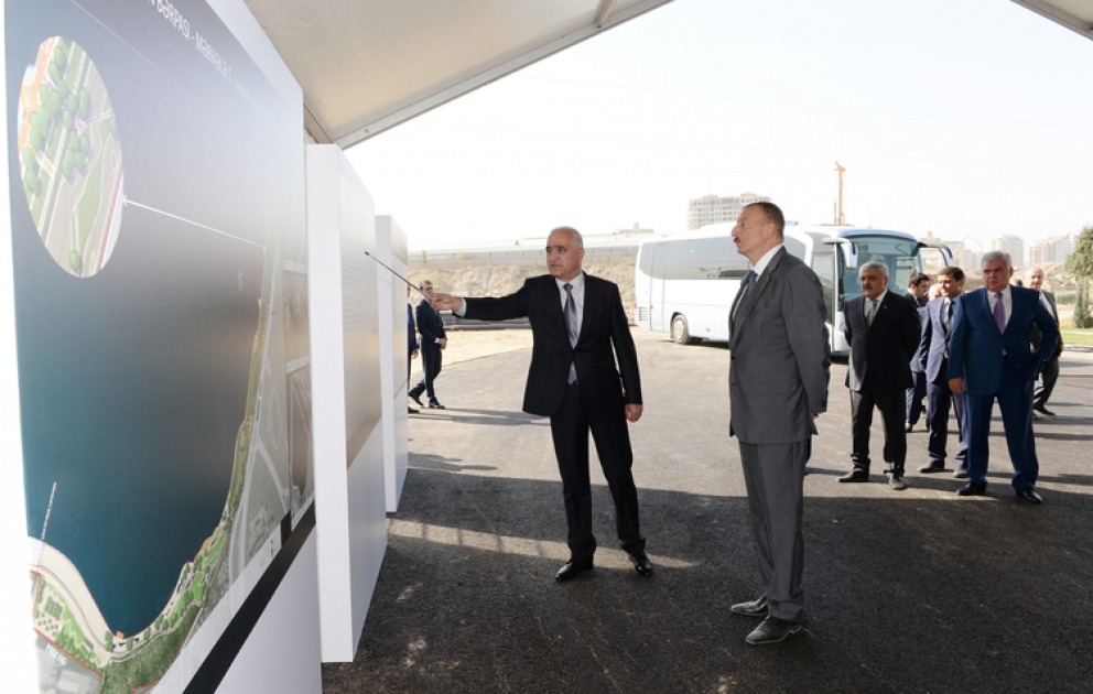 President Ilham Aliyev reviewed the environmental project around Lake Boyukshor and adjacent areas VIDEO