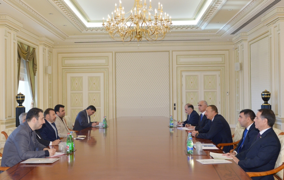 Le président azerbaïdjanais Ilham Aliyev a reçu la délégation dirigée par le ministre iranien des technologies de l’information et de la communication VIDEO