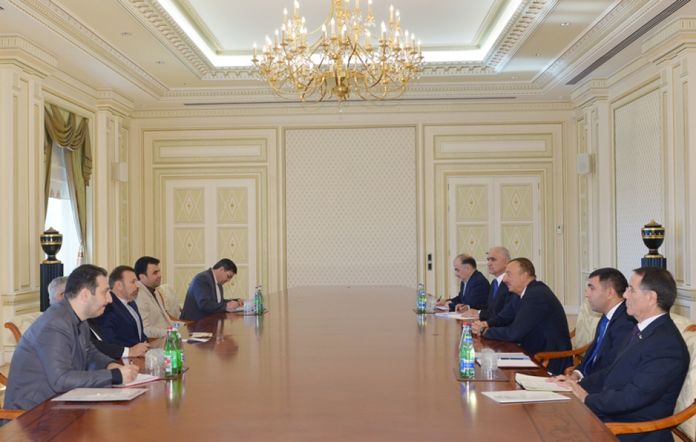 President Ilham Aliyev received a delegation led by the Iranian Minister of Communications and Information Technology VIDEO