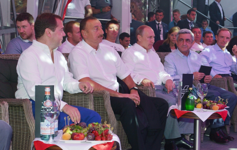Les présidents azerbaïdjanais, russe et arménien ont honoré par leur présence le tournoi international du sambo-combat Plotforma S-70 à Sotchi VIDEO