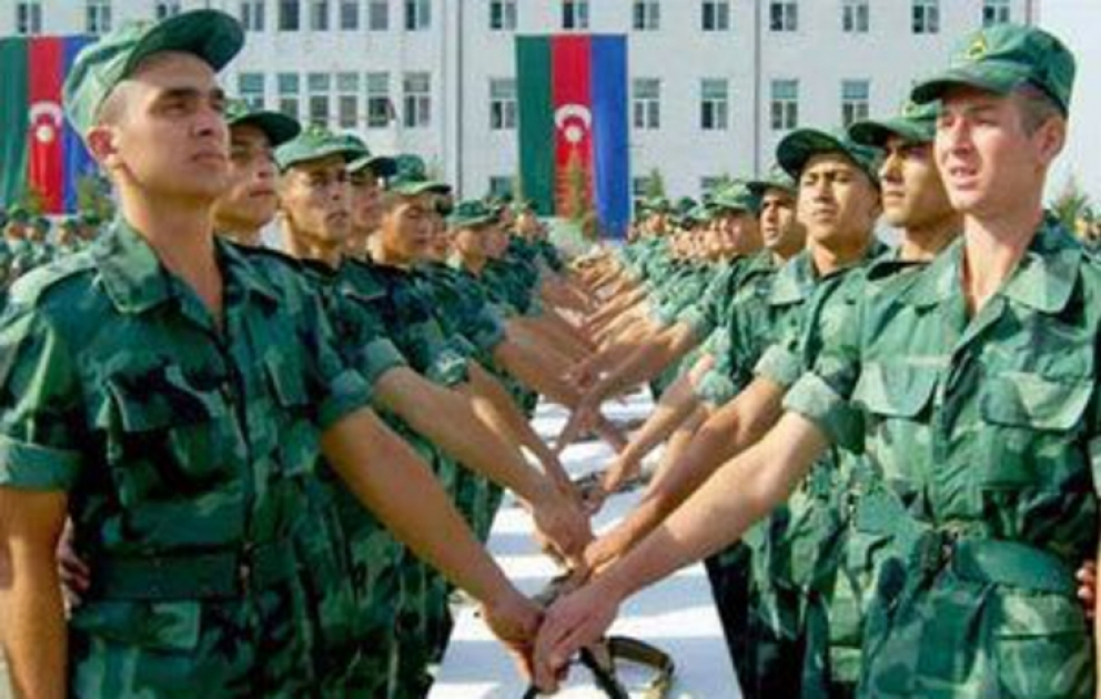 Gənc əsgərlər Vətənə sədaqət andı içiblər VİDEO