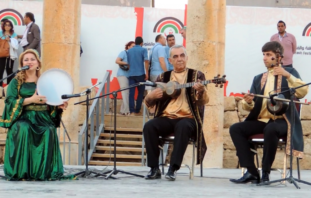 Azərbaycanın incəsənət xadimləri İordaniyada keçirilən “Jaraş” mədəniyyət və incəsənət festivalında iştirak etmişlər VİDEO