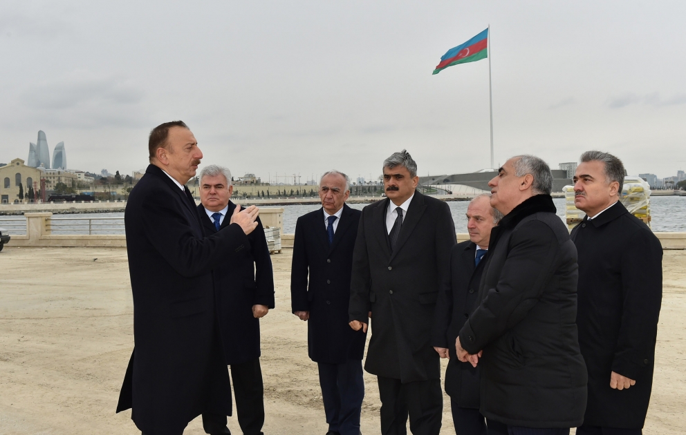 Prezident İlham Əliyev birinci Avropa Oyunlarına hazırlıq işlərinin gedişi ilə tanış olub VİDEO