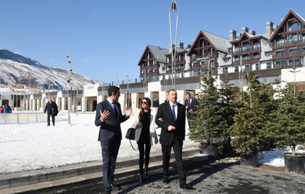 Azərbaycan Prezidenti İlham Əliyevin Qusar rayonuna səfəri “Şahdağ” qış-yay turizm kompleksində “Park Chalet” oteli istifadəyə verilib VİDEO