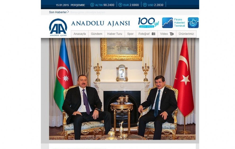 Prezident İlham Əliyevin Ankaraya səfəri Türkiyə mediasının əsas mövzusudur VİDEO