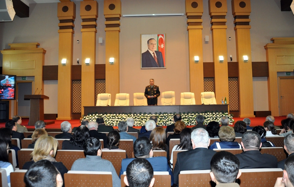 Fövqəladə Hallar Nazirliyinin Akademiyasında 20 Yanvar şəhidlərinin xatirəsinə həsr olunmuş anma mərasimi keçirilib VİDEO