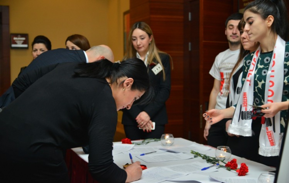 23rd anniversary of Khojaly massacre marked in Aktau VIDEO