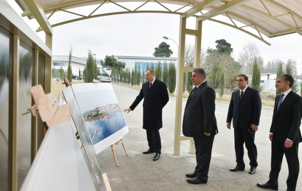 Prezident İlham Əliyev Mingəçevir “Kür” Olimpiya Tədris-İdman Mərkəzində olub VİDEO