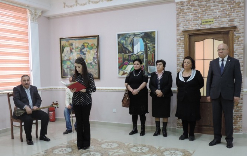 Xaçmazlı şagirdlər Xocalı soyqırımını tablolara köçürüblər VİDEO