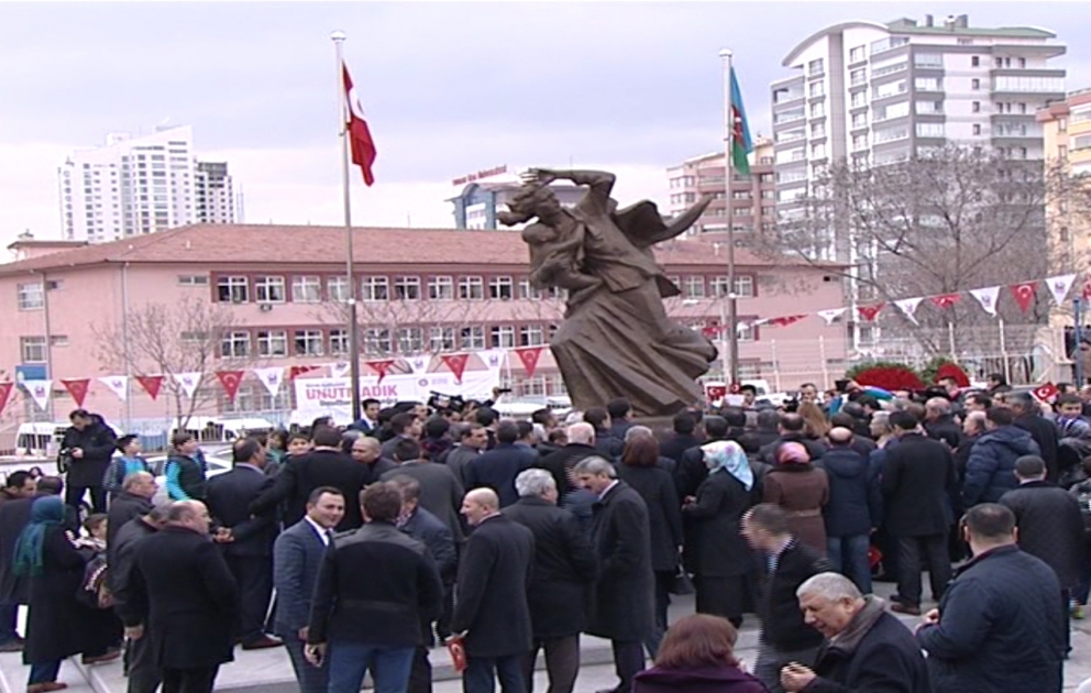Xocalı soyqırımının 23-cü ildönümü ilə əlaqədar Ankarada silsilə tədbirlər keçirilib VİDEO