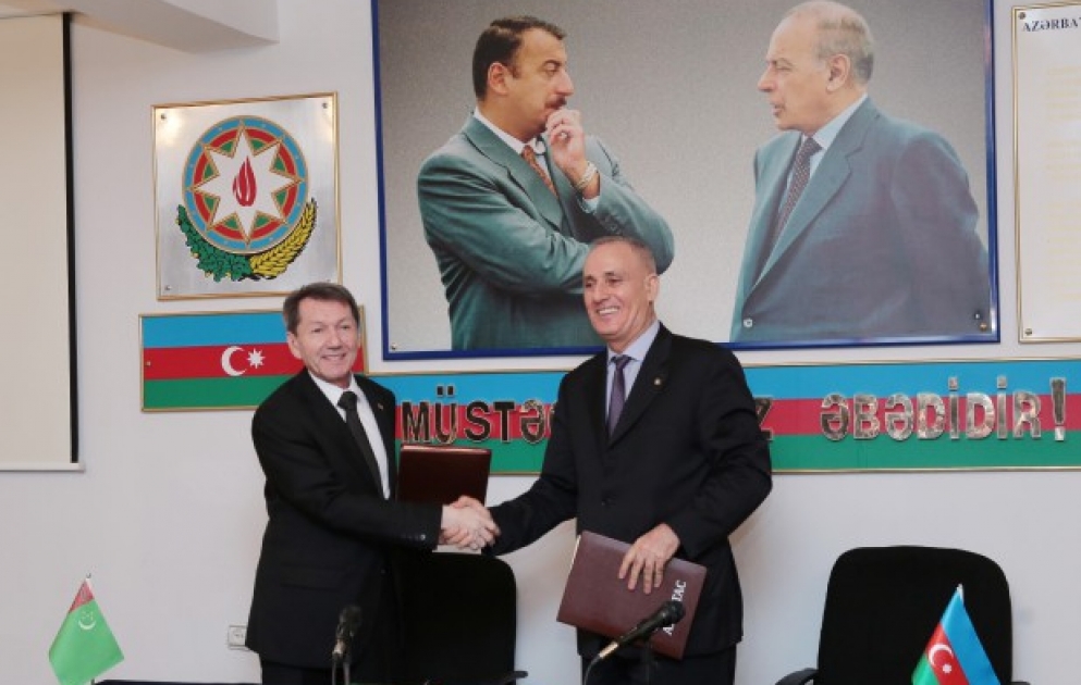 AZERTAC, Turkmenistan State News Agency sign agreement on cooperation VIDEO