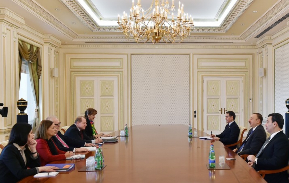 President Ilham Aliyev received a delegation led by the co-rapporteur of the PACE Monitoring Committee VIDEO