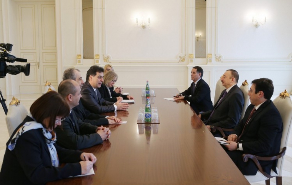 President Ilham Aliyev received a delegation led by the President of the National Council of Slovenia VIDEO