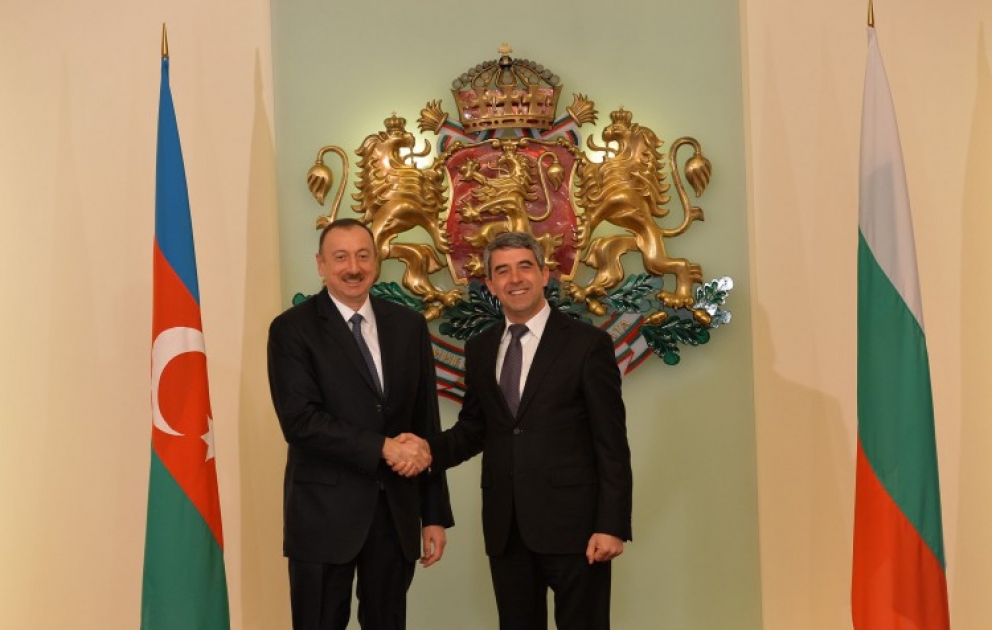 President Ilham Aliyev and President of Bulgaria Rosen Plevneliev held a one-on-one meeting VIDEO