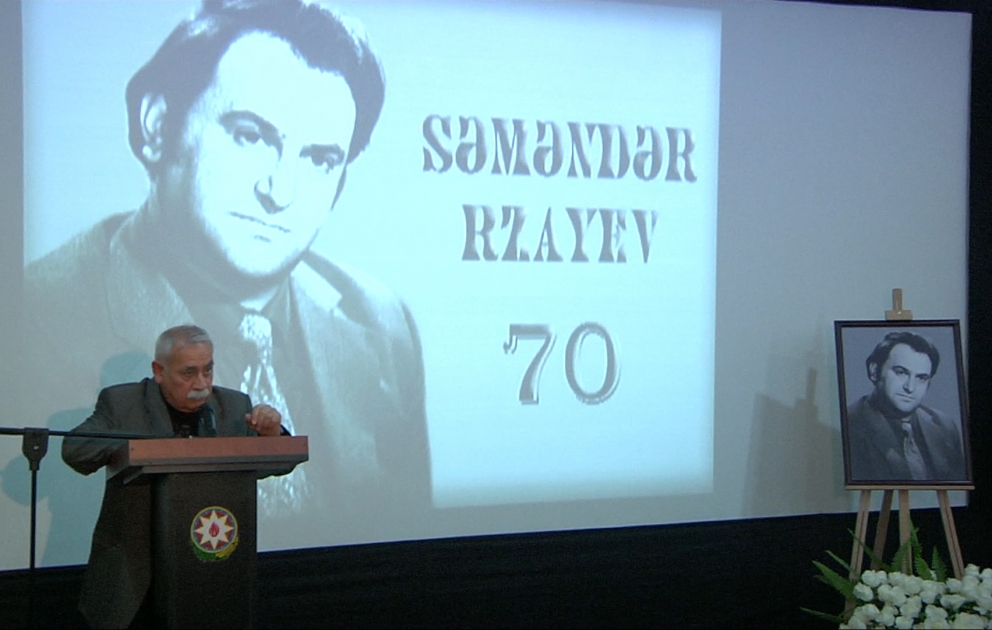 Görkəmli aktyor Səməndər Rzayevin yubileyi Dövlət Film Fondunda qeyd olundu VİDEO