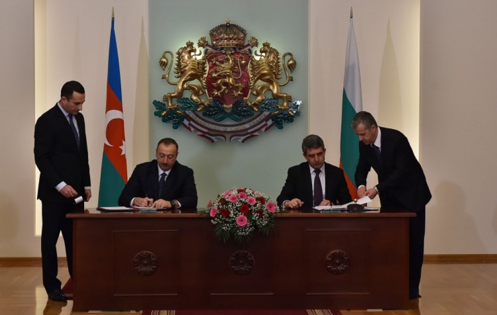Azərbaycan ilə Bolqarıstan arasında strateji tərəfdaşlıq haqqında Birgə Bəyannamə imzalanıb VİDEO