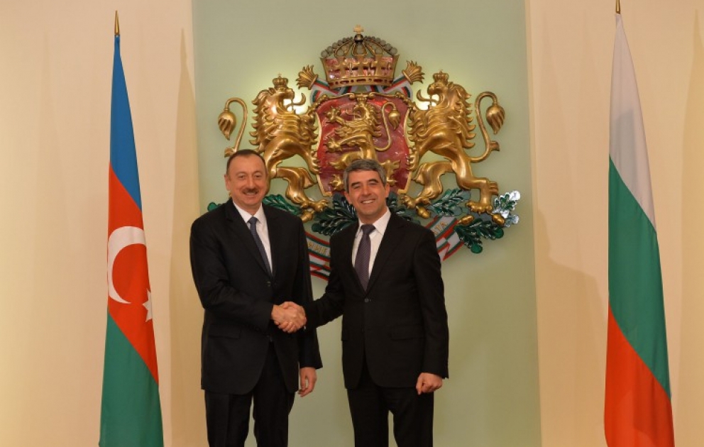 Entretien en tête-à-tête du président azerbaïdjanais Ilham Aliyev avec son homologue bulgare Rossen Plevneliev VIDEO