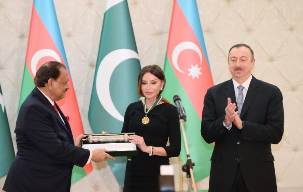 L’ordre «Hilal-e-Pakistan» du Pakistan remis à la première dame d’Azerbaïdjan VIDEO