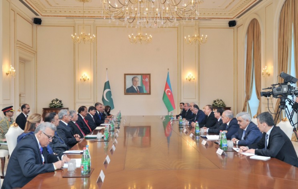 Presidents of Azerbaijan and Pakistan held a meeting in an expanded format VIDEO