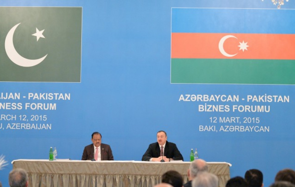 Azərbaycan-Pakistan biznes forumu keçirilib VİDEO