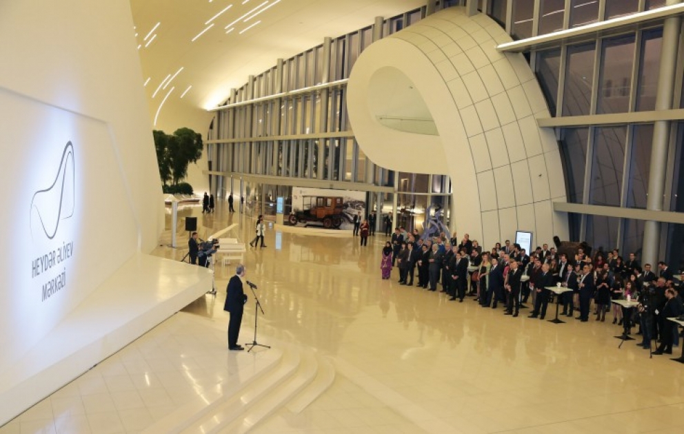 Heydar Aliyev Center hosts opening of Day of Slovenia VIDEO