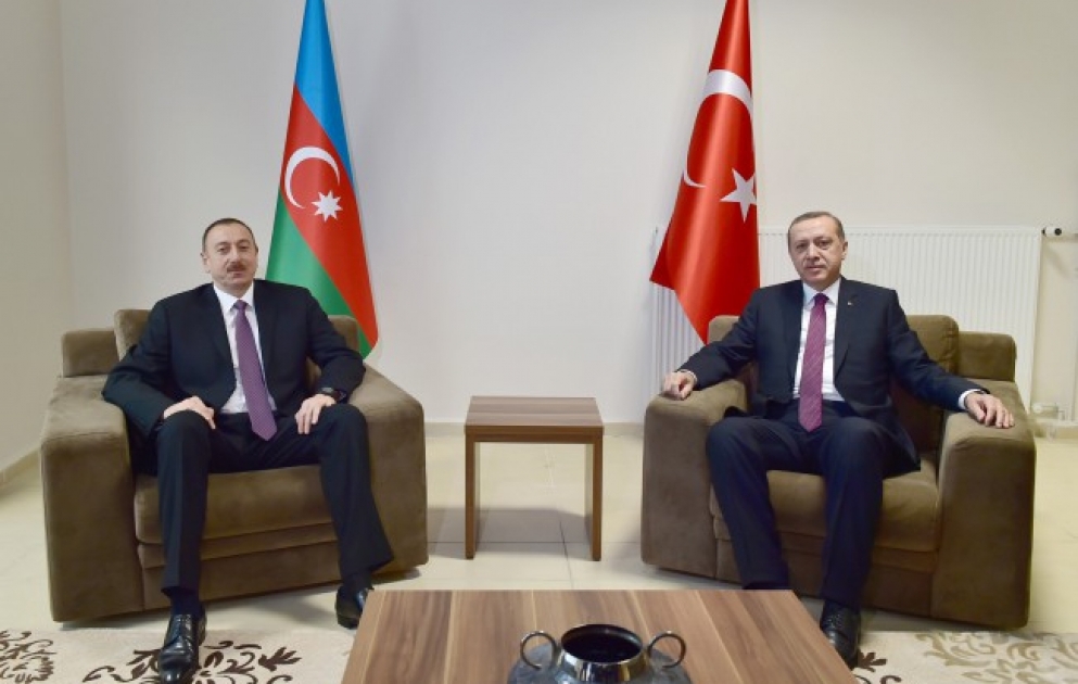Azərbaycan Prezidenti İlham Əliyevin və Türkiyə Prezidenti Rəcəb Tayyib Ərdoğanın görüşü VİDEO