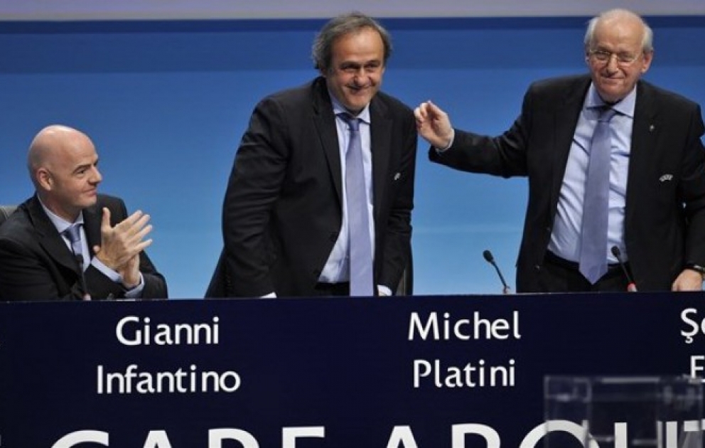Mişel Platini yenidən UEFA prezidenti seçilib VİDEO