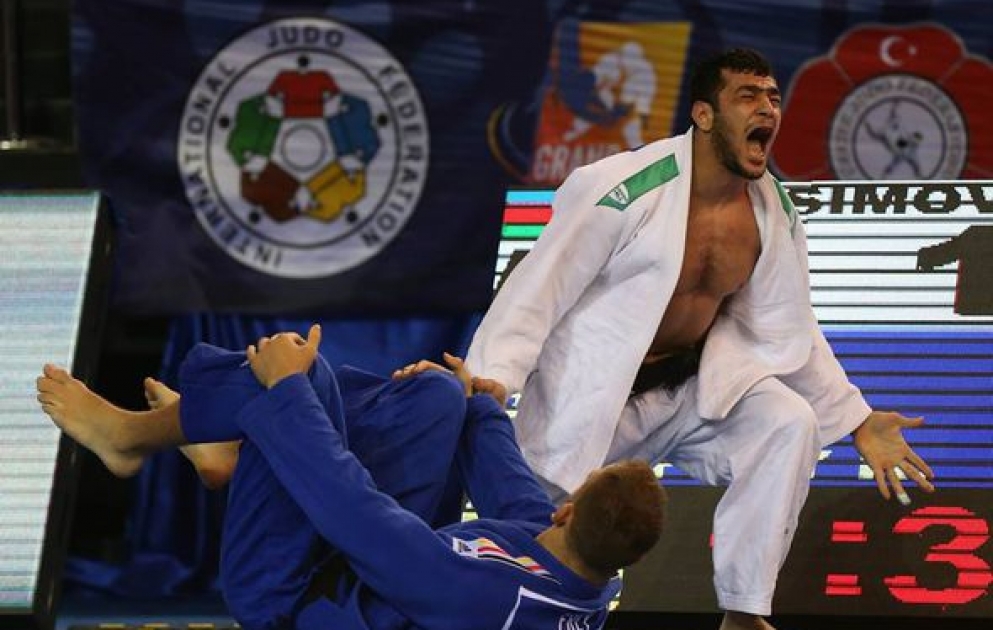 Azerbaijani judo fighter wins gold at Samsun Grand Prix VIDEO