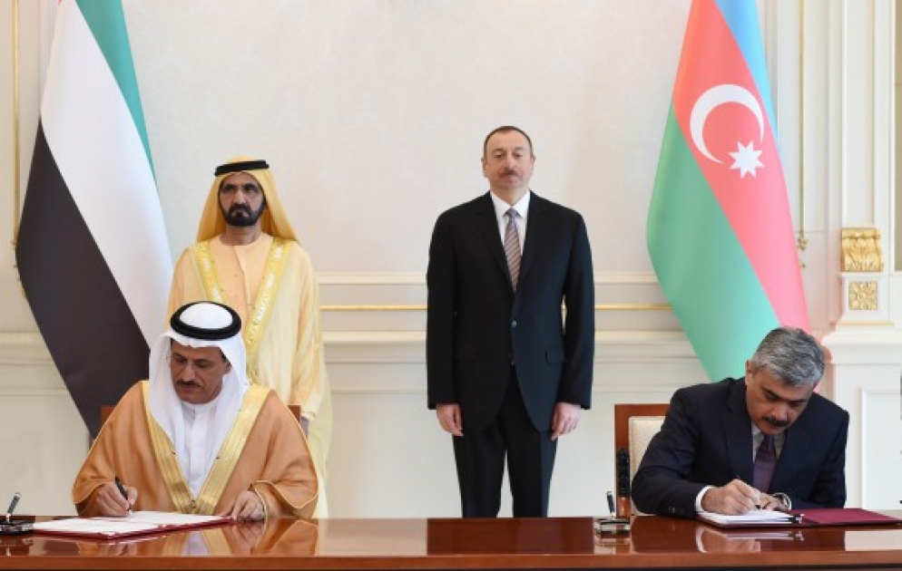 Azerbaijani-UAE documents were signed VIDEO