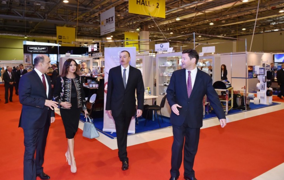 Le président Ilham Aliyev au XIVe Salon du tourisme et des voyages d’Azerbaïdjan AITF-2015 VIDEO