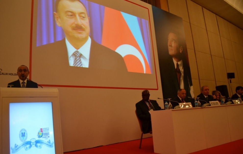İstanbulda XVIII Avrasiya İqtisadi Zirvəsi işə başlayıb VİDEO