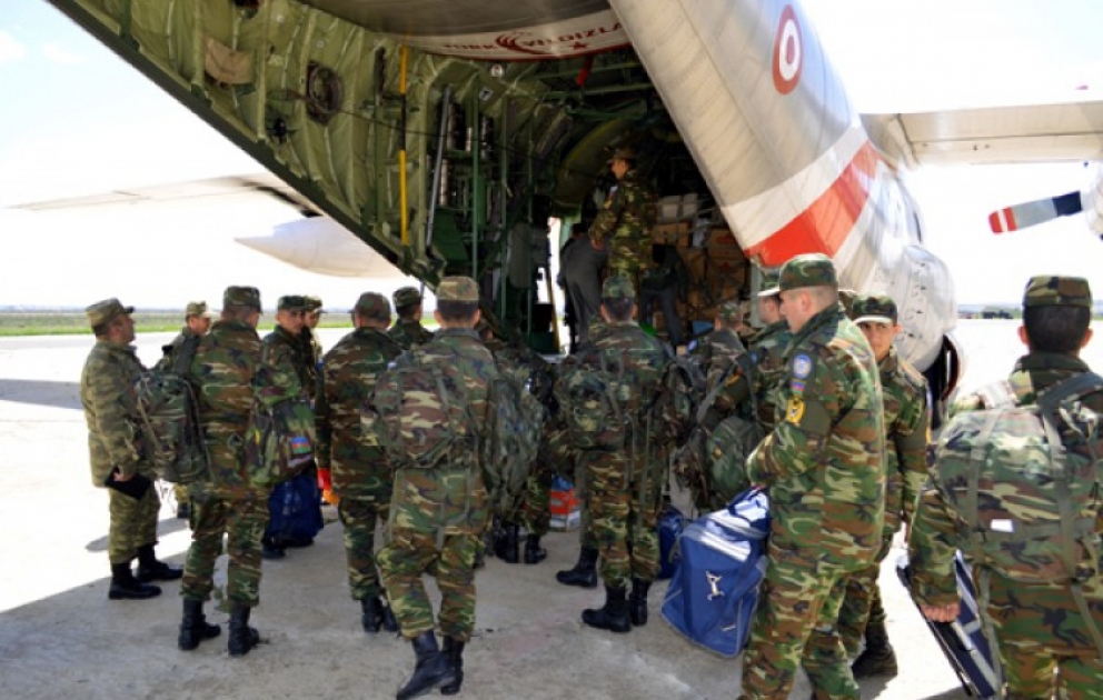 Forces azerbaïdjanaises en Afghanistan : Un nouveau groupe est parti VIDEO