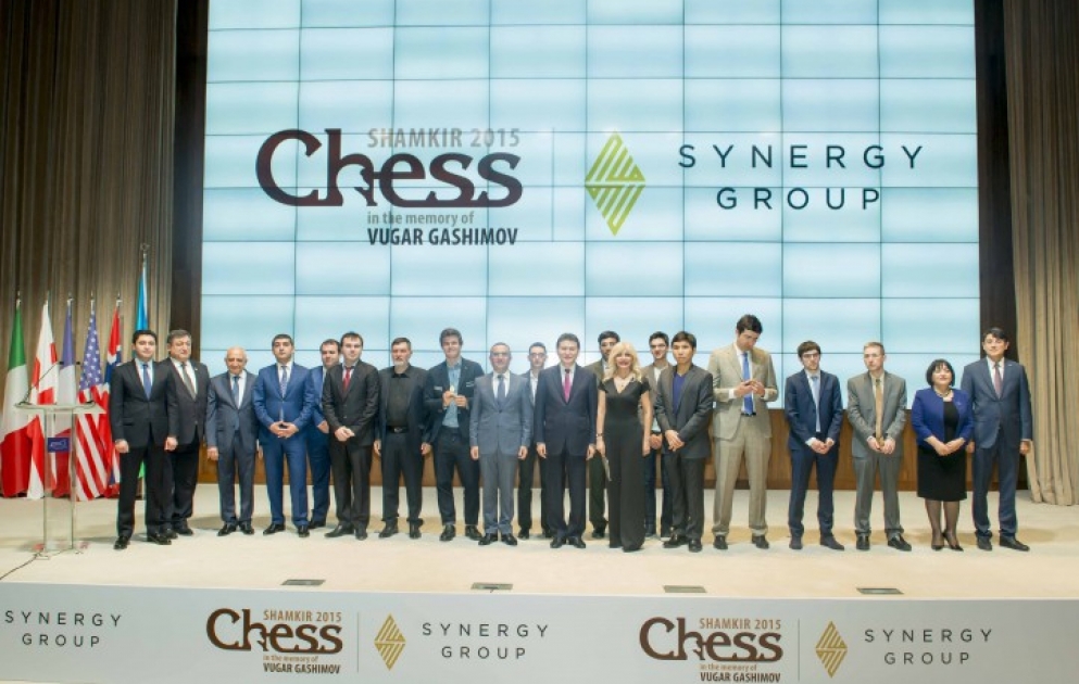 Beynəlxalq qrossmeyster Vüqar Həşimovun xatirəsinə həsr edilmiş “ShamkirChess 2015” turnirinin açılış mərasimi olub VİDEO