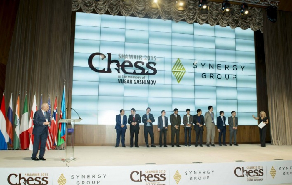 Shamkir Chess-2015 tournament commemorating Vugar Hashimov opens VIDEO