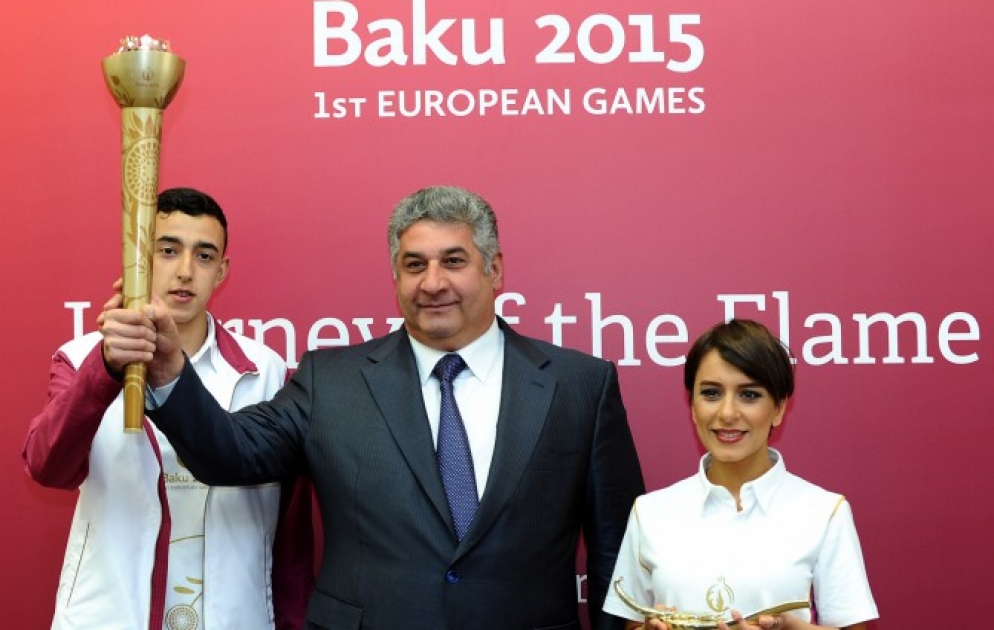 Baku 2015 announces Journey of the Flame route and reveals torch design VIDEO